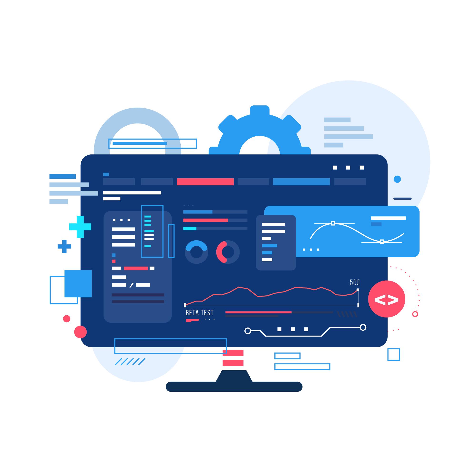 Custom Software Illustration